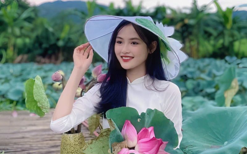 Đầm sen Le Farm đang nở rộ  Đầm sen Le Farm đang nở rộ